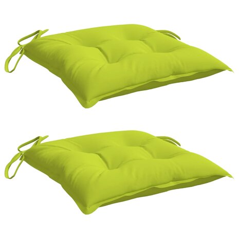 Palletkussens 2 st 50x50x7 cm oxford stof felgroen 3
