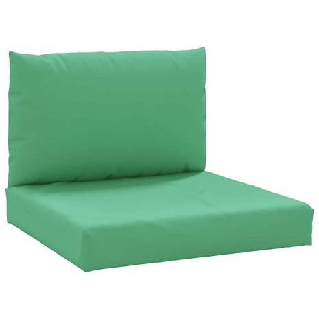 Palletkussens 2 st stof groen 2