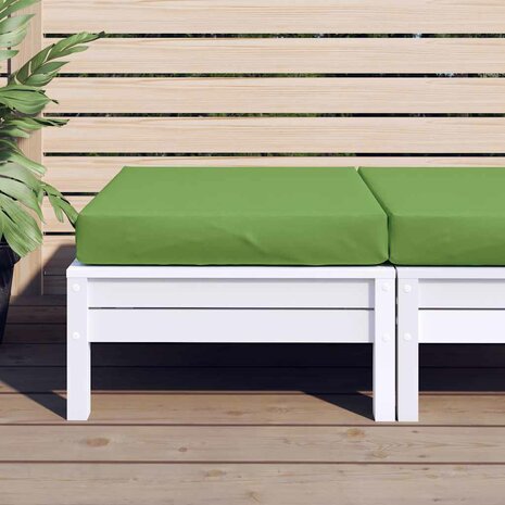 Palletkussen 60x60x9,5 cm stof gem&ecirc;leerd groen 3
