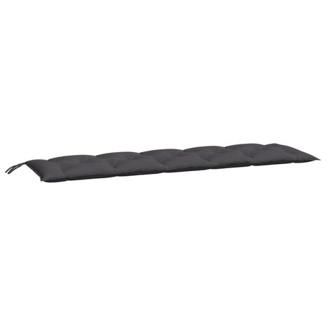 Tuinbankkussen 180x50x7 cm oxford stof antracietkleurig 2