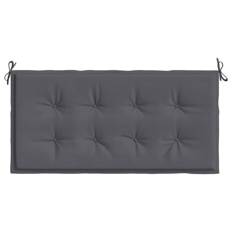 Tuinbankkussen 100x50x3 cm oxford stof antracietkleurig 4