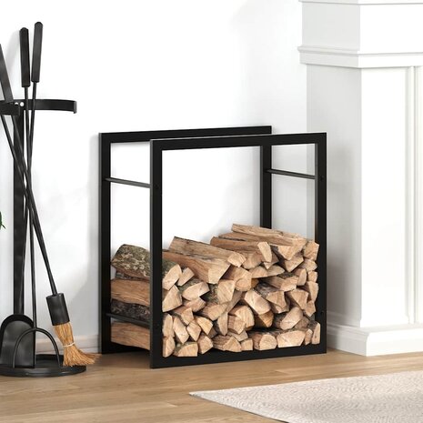 Haardhoutrek 50x28x56 cm staal matzwart 1