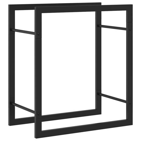 Haardhoutrek 50x28x56 cm staal matzwart 2