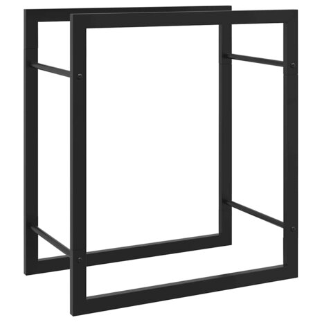 Haardhoutrek 50x28x56 cm staal matzwart 7