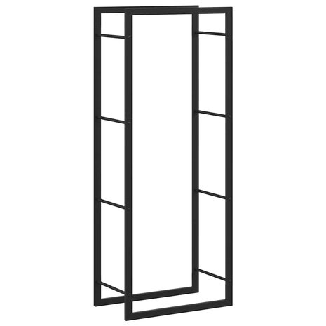 Haardhoutrek 50x28x132 cm staal matzwart 7