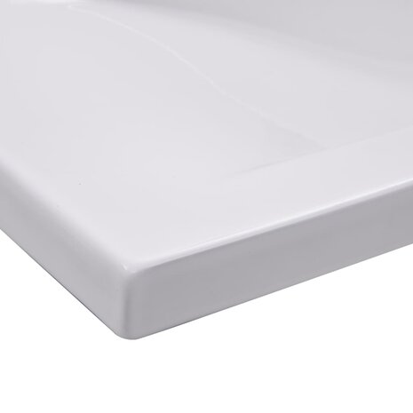 Inbouwwastafel 101x39,5x18,5 cm keramiek wit 6