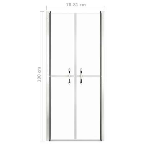 Douchedeur 81x190 cm ESG transparant 5