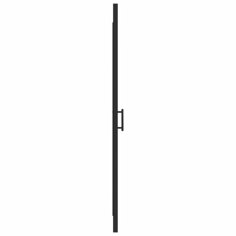 Douchedeur halfmat 91x195 cm gehard glas zwart 4
