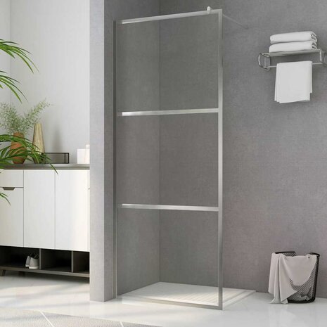 Inloopdouchewand transparant 100x195 cm ESG-glas 1
