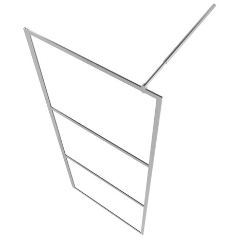 Inloopdouchewand transparant 100x195 cm ESG-glas 4