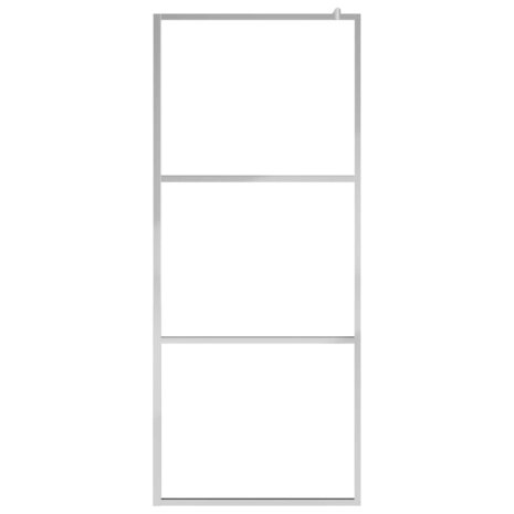 Inloopdouchewand transparant 115x195 cm ESG-glas 3