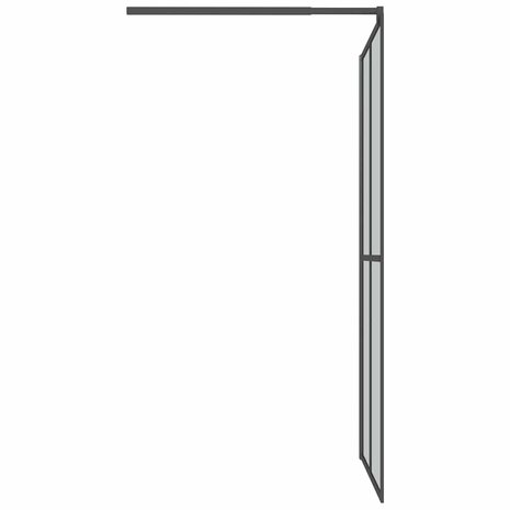 Inloopdouchescherm 100x195 cm donker gehard glas 4