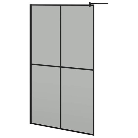 Inloopdouchescherm 118x190 cm donker gehard glas  2