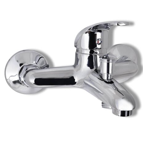 Douchekraan set eenknops chroom 4