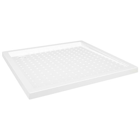 Douchebak met noppen 90x90x4 cm ABS wit 2