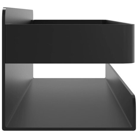 Doucherekje 23x6,5x6 cm geborsteld 304 roestvrij staal matzwart 5