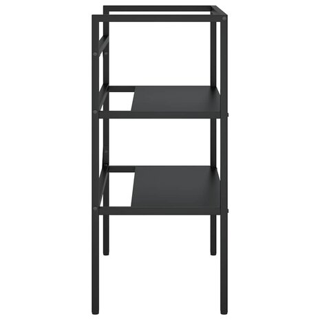 Wastafelframe 59x38x83 cm ijzer zwart 5