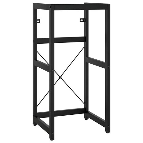 Wastafelframe 40x38x83 cm ijzer zwart 2