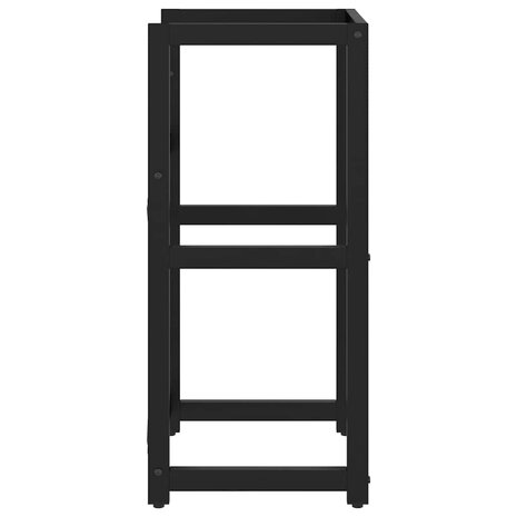 Wastafelframe 40x38x83 cm ijzer zwart 5