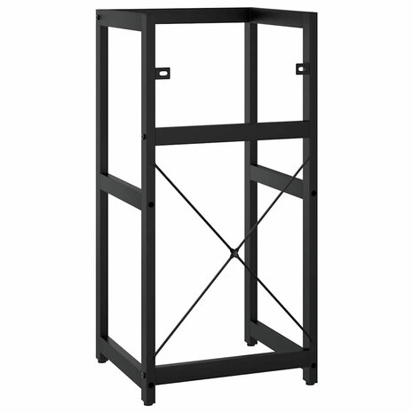 Wastafelframe 40x38x83 cm ijzer zwart 6