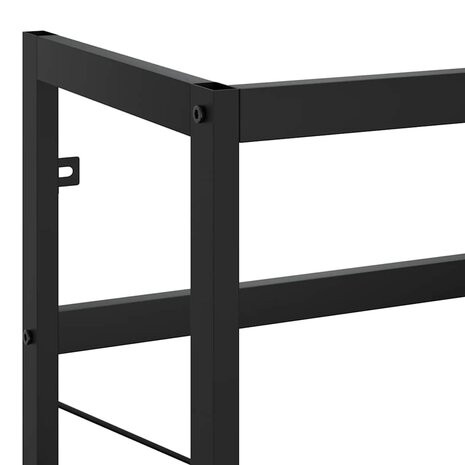 Wastafelframe 59x38x83 cm ijzer zwart 7