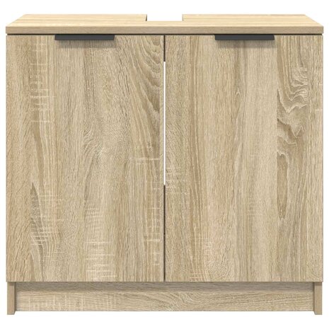 Badkamerkast Sonoma Eiken 64,5 x 33,5 x 59 cm Bewerkt hout 6