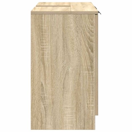 Badkamerkast Sonoma Eiken 64,5 x 33,5 x 59 cm Bewerkt hout 7