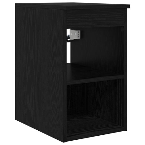 Badkamerkast Tussenin Zwart eiken 30 x 35 x 50 cm Bewerkt hout 2