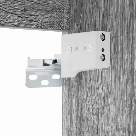Badkamerkast Tussenin Grijs Sonoma 30 x 35 x 50 cm Bewerkt hout 8