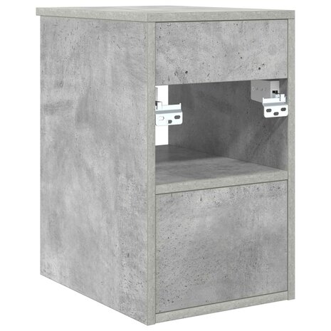Badkamerkast Tussenin Betongrijs 30 x 41 x 50 cm Bewerkt hout 6