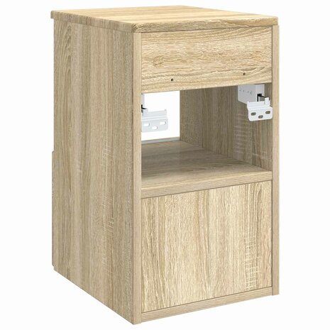 Badkamerkast Sonoma Eiken 30 x 35 x 50 cm Bewerkt hout 7