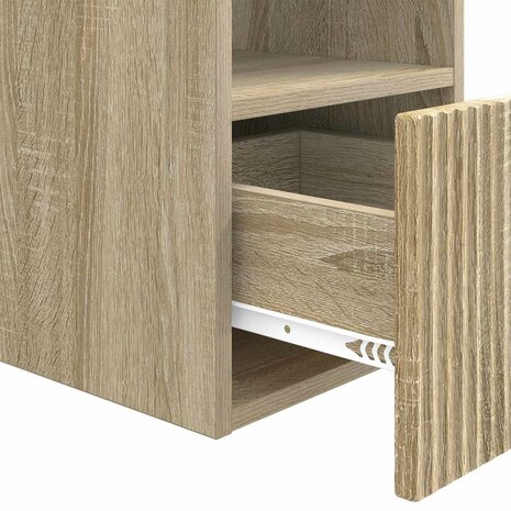 Badkamerkast Sonoma Eiken 30 x 35 x 50 cm Bewerkt hout 8