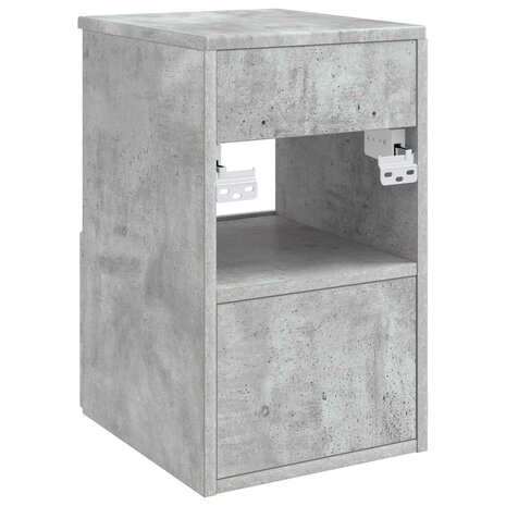Badkamerkast Betongrijs 30 x 35 x 50 cm Bewerkt hout 7