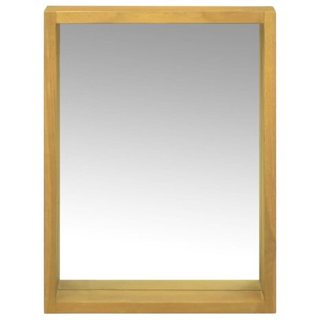 Spiegelkast 30x10x40 cm massief teakhout 2