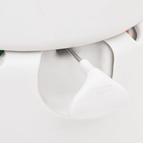 Campingtoilet ge&iuml;ntegreerd 24+17 L HDPE en PP wit 8