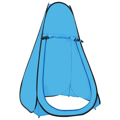 Douchetent pop-up blauw 2