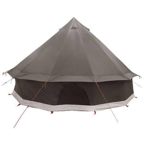 Tipi Tent Bruin Grijs 300 x 300 x 200 cm Polyester en staal 7