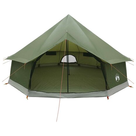 Tipi Tent Olijfgroen 400 x 400 x 250 cm Polyester en staal 4