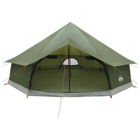 Tipi Tent Olijfgroen 600 x 600 x 350 cm Polyester en staal 4