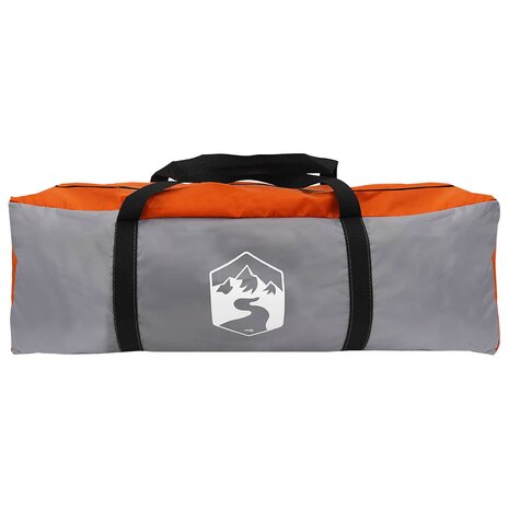 Tunneltent Grijs en Oranje 361 x 235 x 147 cm 7