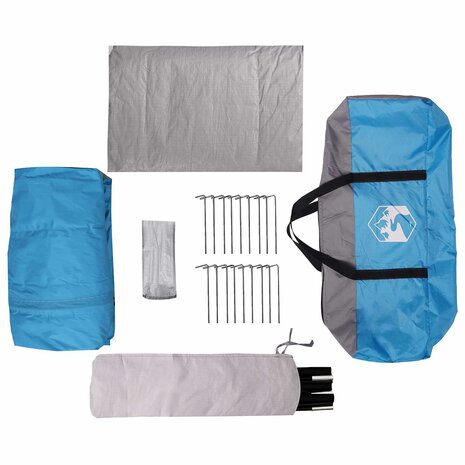 Tunneltent Blauw 475 x 220 x 192 cm 8