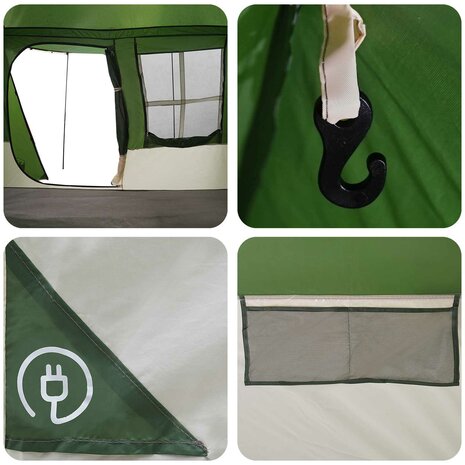 Tunneltent Groen 275 x 240 x 200 cm 9