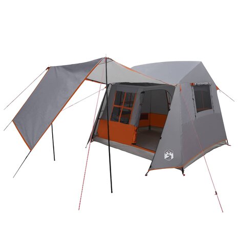 Tunneltent Grijs en Oranje 275 x 240 x 200 cm 2