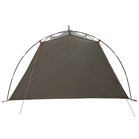 Tunneltent Bruin en Grijs 4-persoons 7