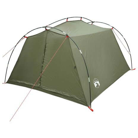 Tunneltent Olijfgroen 2-persoons 185T Polyester met PU Coating 3