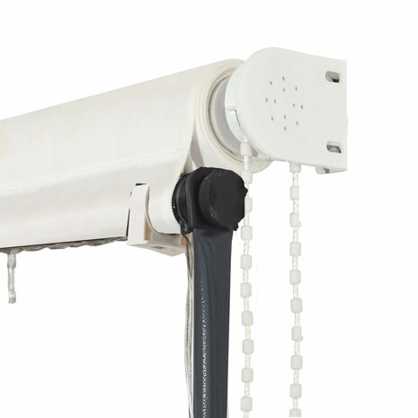 Luifel uittrekbaar met LED 350x150 cm cr&egrave;me 7