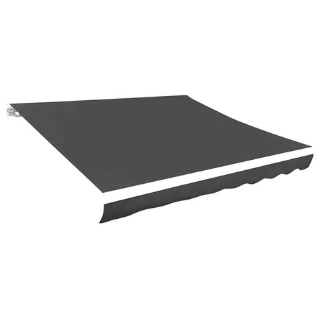 Vervangingsdoek voor luifel 3x2,5 m polyester grijs 1