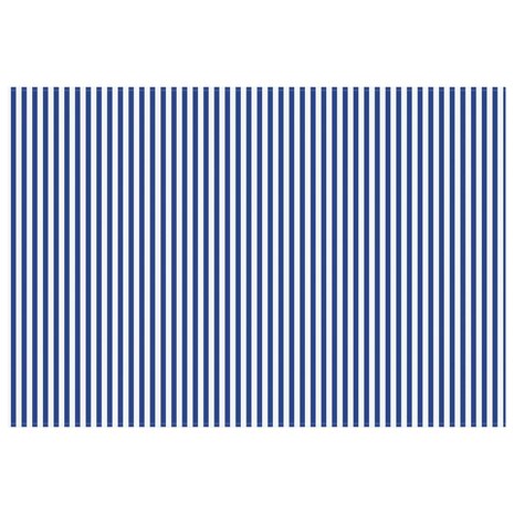 Vervangingsdoek voor zonnescherm Blauw en Wit 300 x 250 cm 3