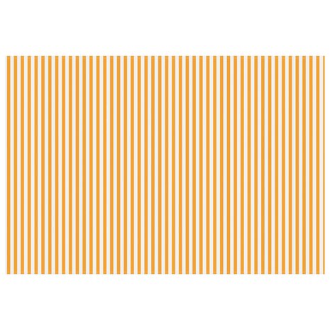 Vervangingsdoek voor zonnescherm Geel en Wit 600 &times; 300 cm 3