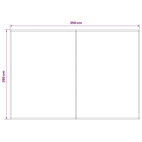 Vervangingsdoek voor zonnescherm Antracietkleurig 350 x 250 cm 5